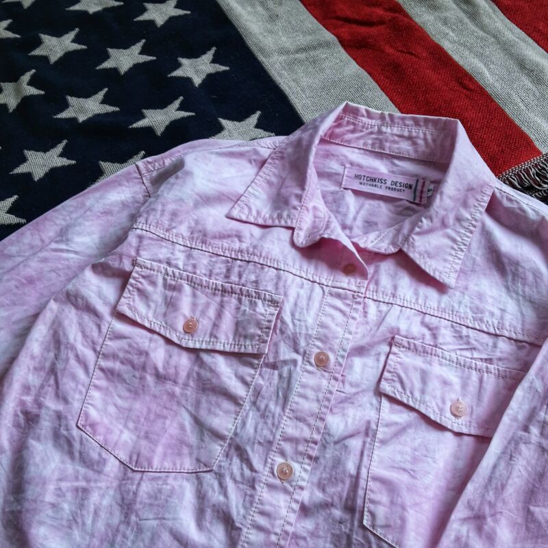 ÁO SƠ MI NỮ HỌA TIẾT MÀU LOANG 2HAND