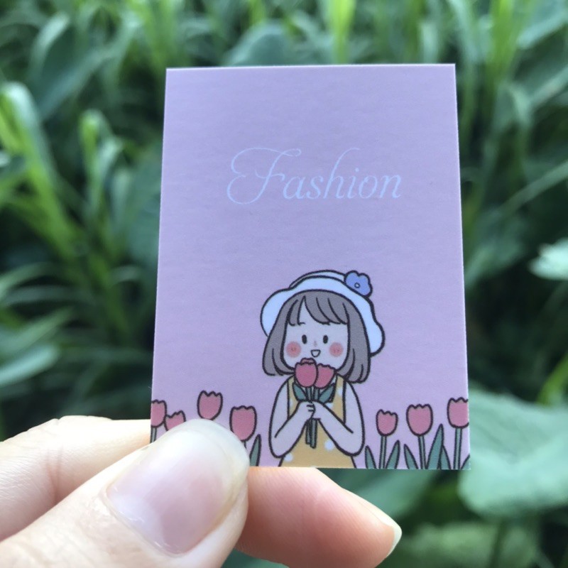 NHÃN MÁC TAG QUẦN ÁO fashion 100 cái