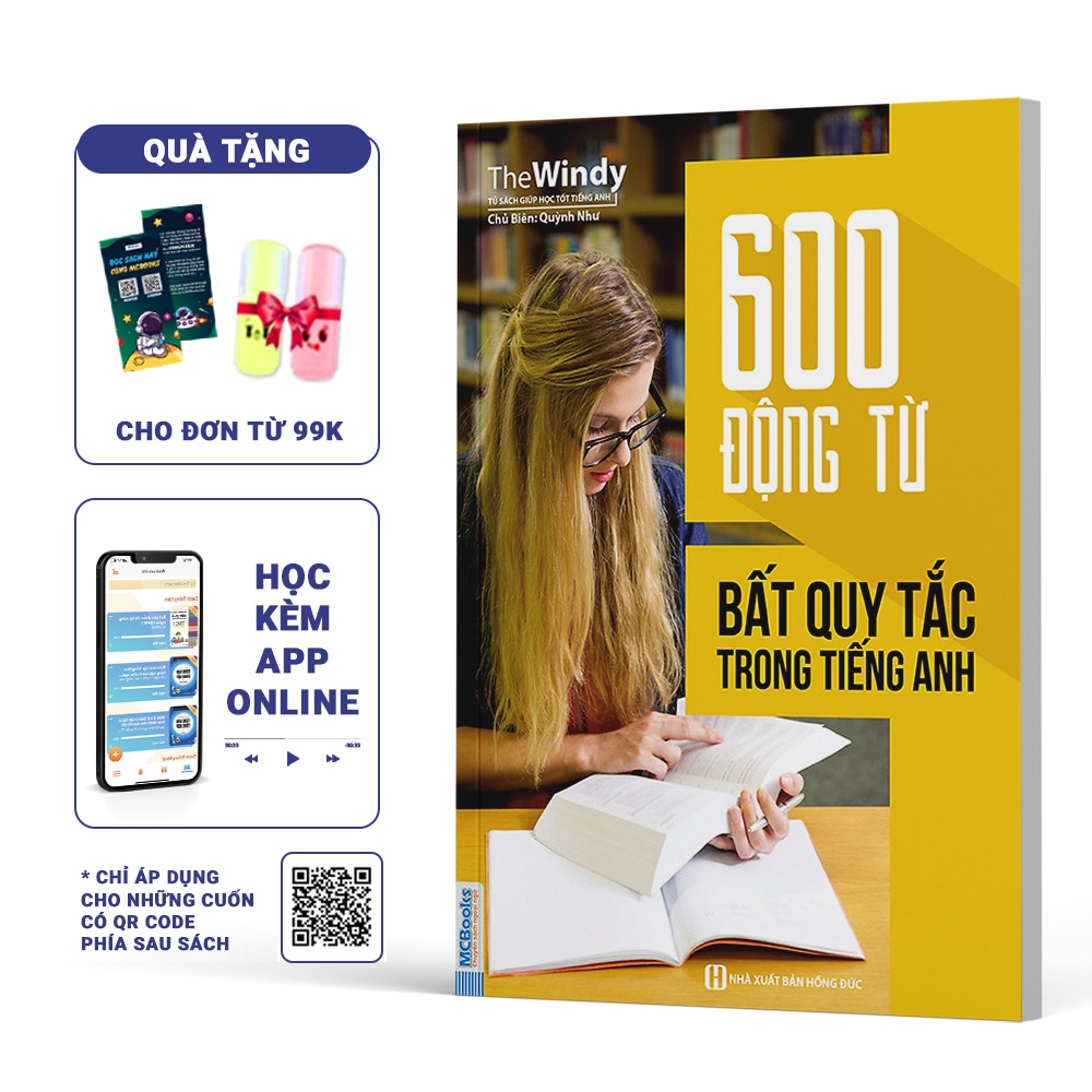 Sách - 600 Động Từ Bất Quy Tắc Trong Tiếng Anh