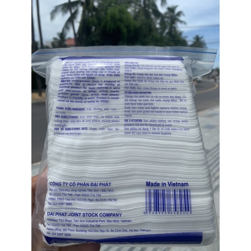 Thanh khô đa năng Merzy gói 250g hàng cao cấp cho bé