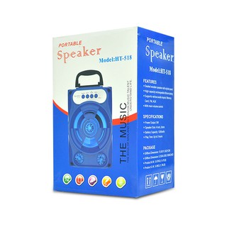 [RẺ VÔ ĐỊCH] Loa Nghe Nhạc Bluetooth HT518 Cao Cấp