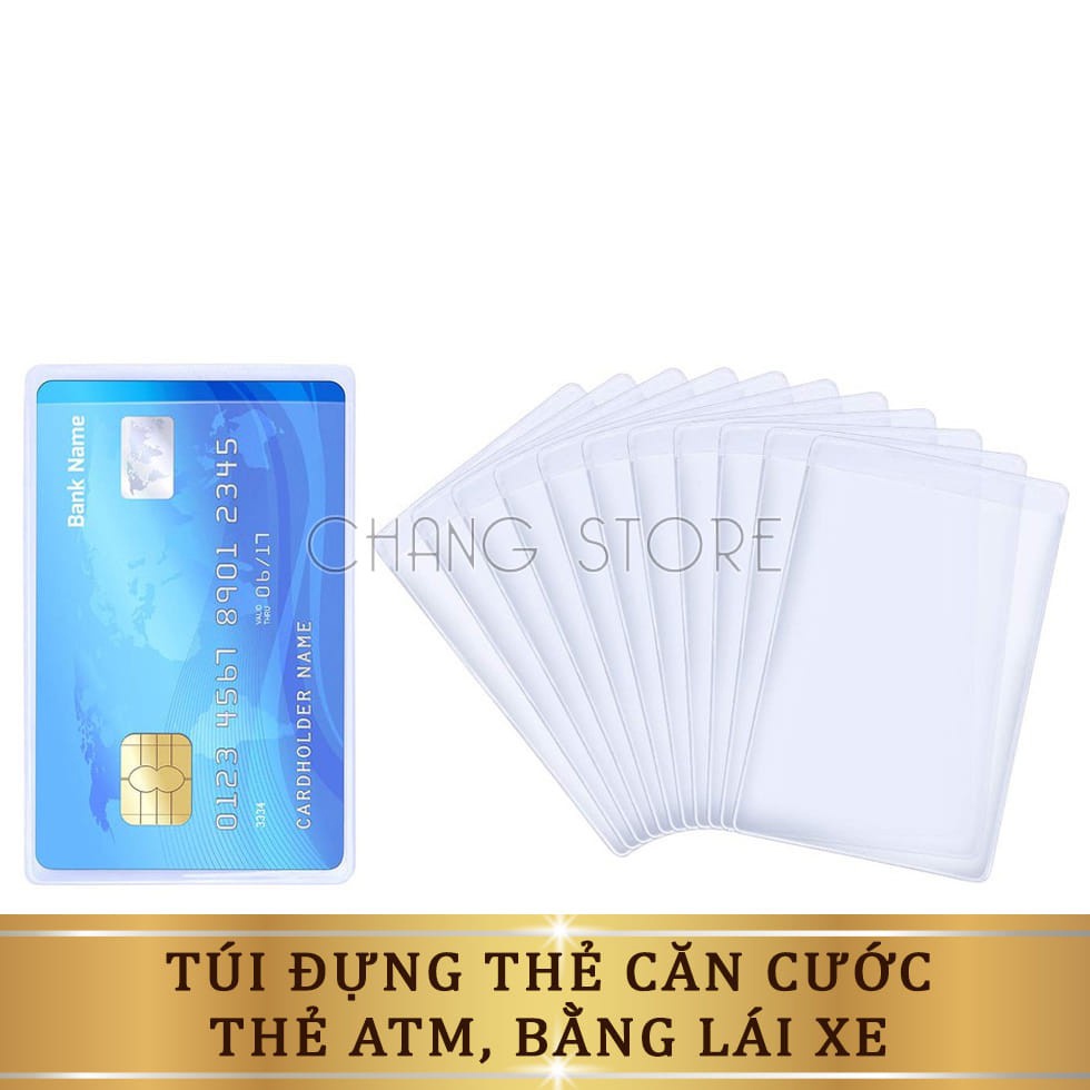 Túi đựng thẻ Căn Cước Công Dân Chứng Minh Thư Thẻ ATM Card Visit Bằng Lái Xe - TỔNG KHO BUÔN SI GIA DỤNG GAI ĐÌNH