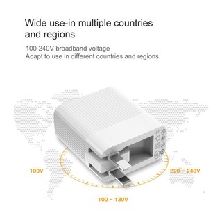 Củ sạc nhanh hiệu Baseus 5V 2.4A cổng USB 3.0 (Chính Hãng)