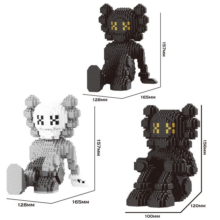 KAWS  CHAOLI 38029-38034 NLG0227 - Bộ lắp ghép LEGO NANO