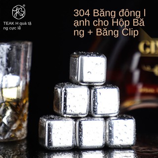Tủ đá inox Gali 304 gia dụng tartar whisky lạnh bia