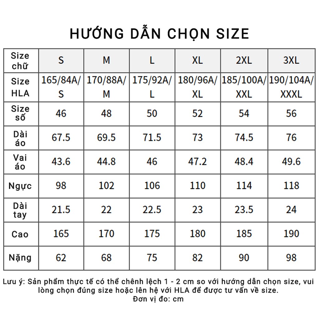 Áo Thun Nam Ngắn Tay Kẻ Vai HLA Round Neck Short Sleeve T-shirt