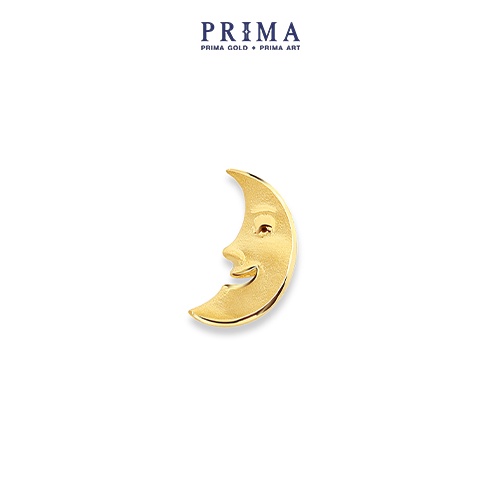 PRIMA Bông Tai Vàng 24K - BST Monochic - Mặt Trăng May mắn - 111E3576 (1 chiếc)