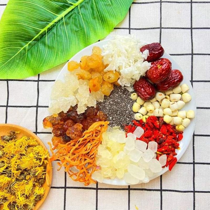 Chè Dưỡng Nhan Cao Cấp - Nguyên Liệu Tự Chọn Đặc Biệt Nấu Chè Cực Ngon