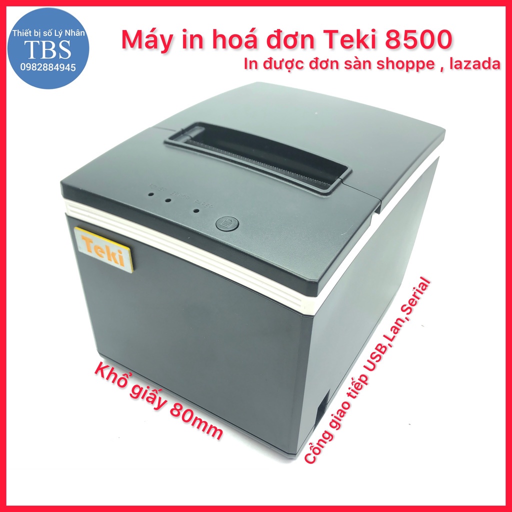 Combo 1 máy in hóa đơn Teki 8500 + 1 máy quét 2D Symbol DS9808 giá rẻ tiết kiệm