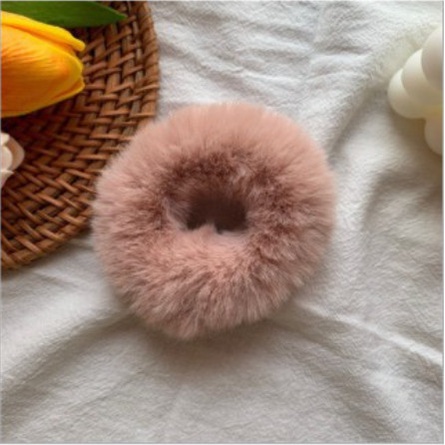 Dây cột tóc Scrunchies vải lông mềm