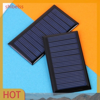 （ʚshibelss）0.3W 5V 60mA Solar Panel Polycrystalline Solar Cell Panel for 3.6V Battery