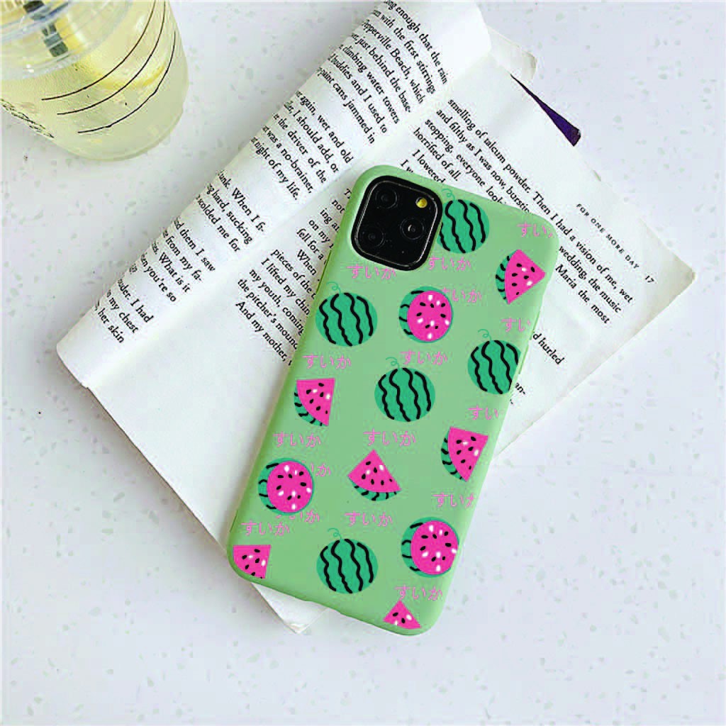 Ốp Lưng Iphone ⚡ Ốp Lưng Điện Thoại Iphone Dưa Và Dứa ⚡ Full Size Từ Iphone 6 - 11 Promax - Tuấn Case 75