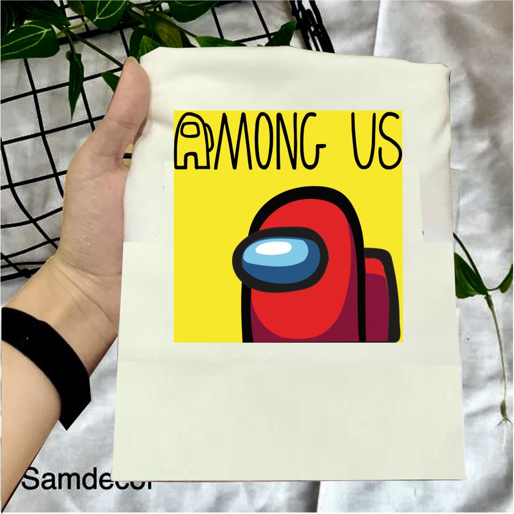 [sĩ] Áo Among us bé trai chất cotton xịn mịn mát