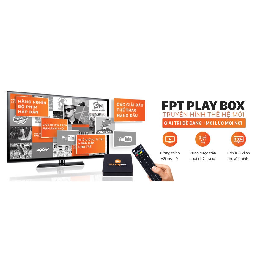 FPT Play Box+ Model S/T550 - RAM 2Gb ROM 16Gb - Android TV 10 - TIVI BOX FPT Điều Khiển Bằng Giọng Nói MÔ TẢ SẢ