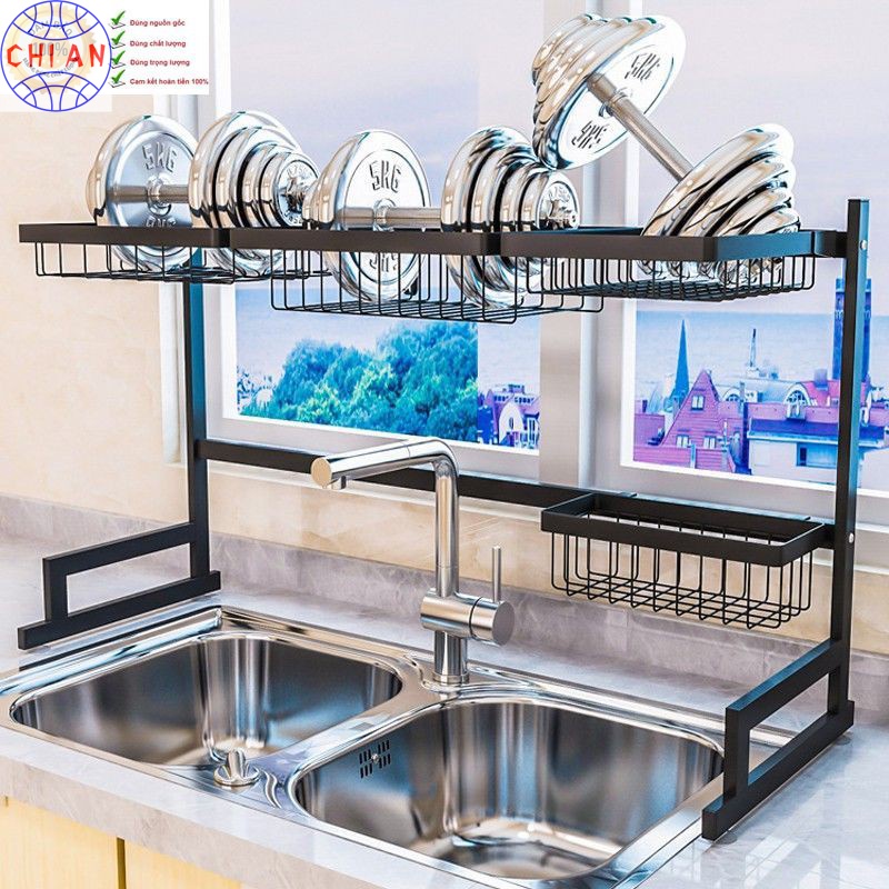 Kệ chén bát thông minh CHI AN - Thiết kế tinh tế - Chất liệu dày dặn - Tải trọng lớn - Giao hàng nhanh -Đổi mới siêu tốc