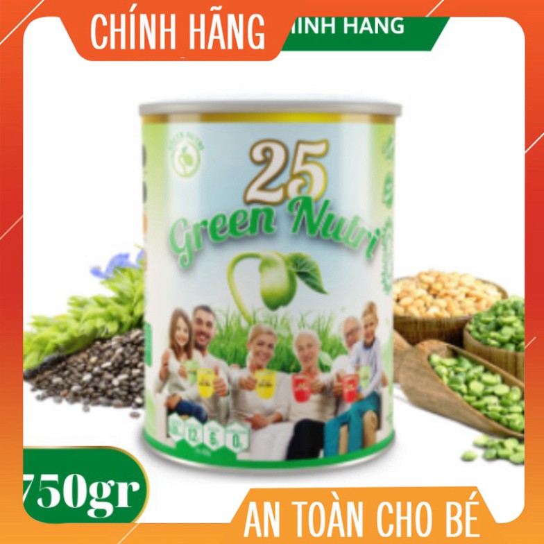 [Chính Hãng] Combo Lon & Hộp Sữa hạt ngũ cốc 25 Green Nutri