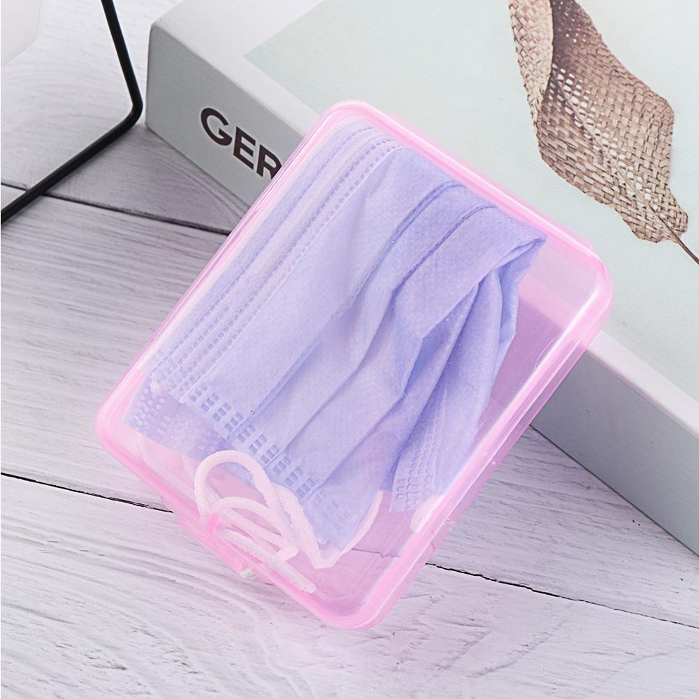 Hộp Đựng Khẩu Trang Chống Bụi Ô Nhiễm Hình Chữ Nhật Tiện Dụng