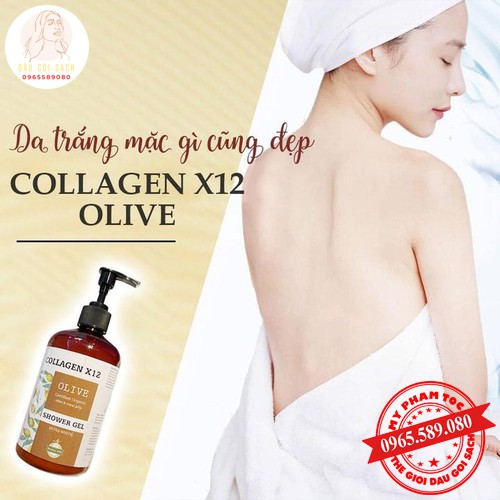 Sữa tắm truyền trắng Collagen X12 dùng cho cả mặt | sữa tắm collagen | BigBuy360 - bigbuy360.vn