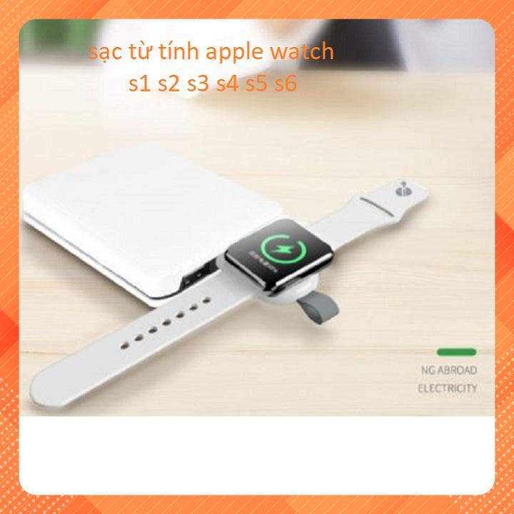 Đế Sạc Apple Watch 1/2/3/4/5/6 Đế sạc không dây hỗ trợ cổng cắm USB tiện dụng