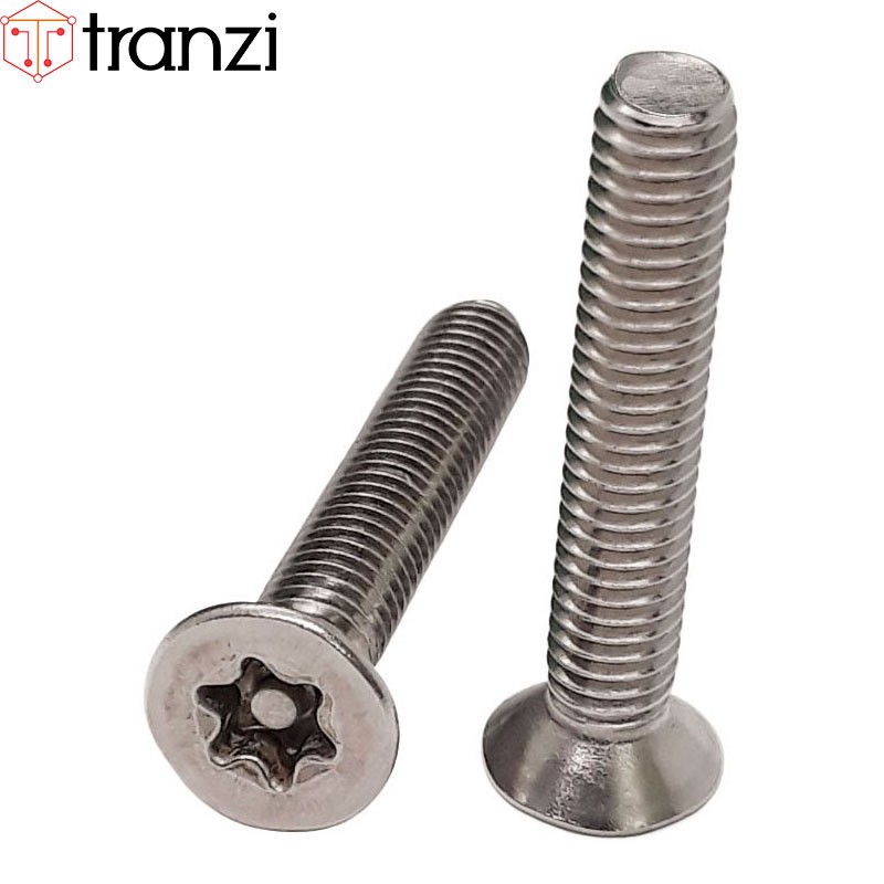 Vít hoa thị 6 cạnh đầu bằng inox 304 có nhân M6x35 - túi 10 cái