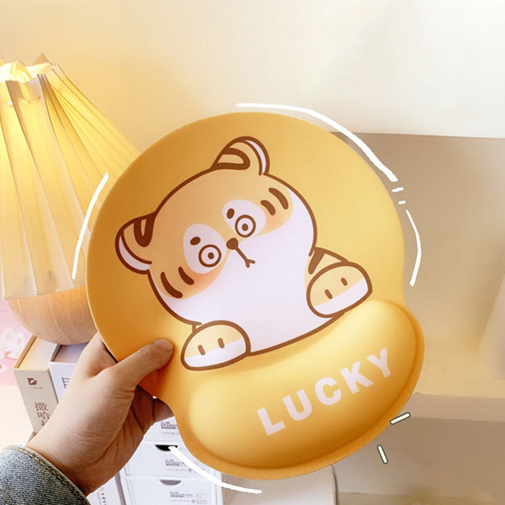 Miếng Lót Chuột Chống Biến Dạng Hình Con Hổ Dễ Thương Dành Cho Gia Đình