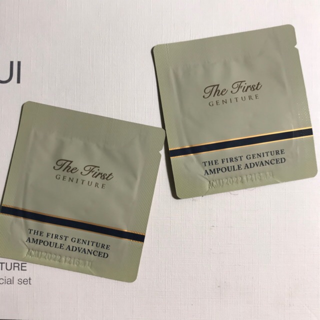 10 gói - Tinh chất vàng Ohui The First tái sinh da cao cấp