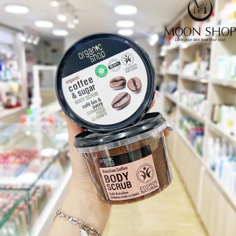 TẨY TẾ BÀO CHẾT ORGANIC SHOP COFFEE