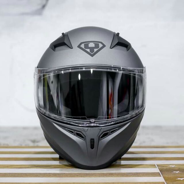 NÓN FULLFACE YOHE 978 Matt Titanium With Lines