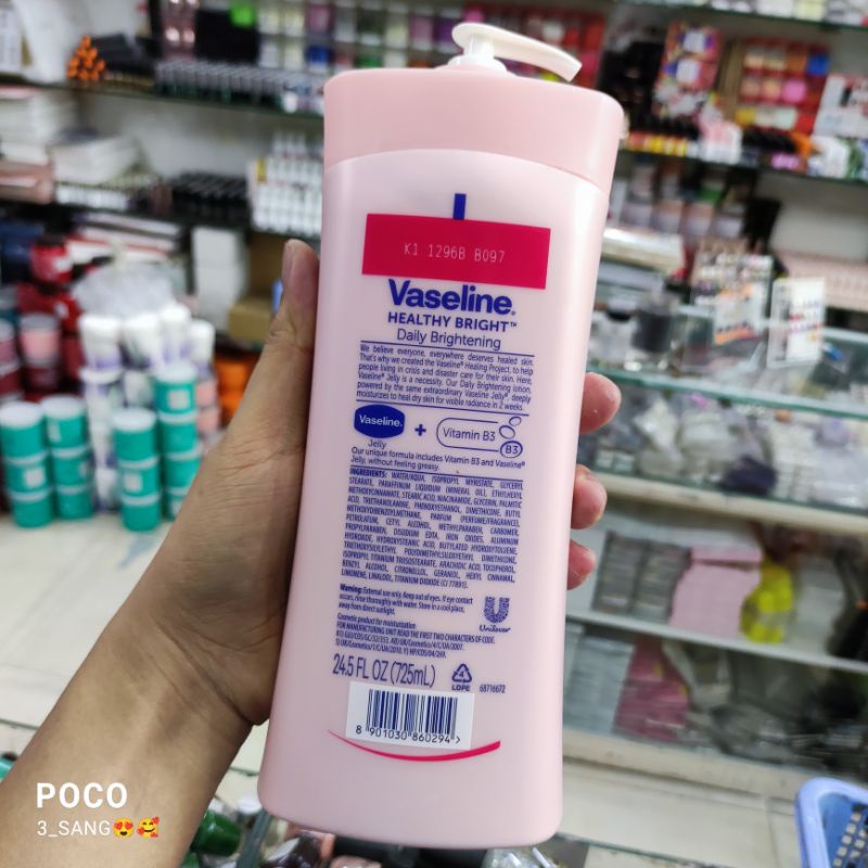 Body Lotion Vaseline 600ml