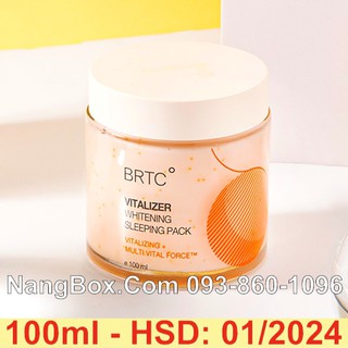 Kem Ngủ Căng Trắng Da BRTC VITALIZER WHITENING SLEEPING PACK