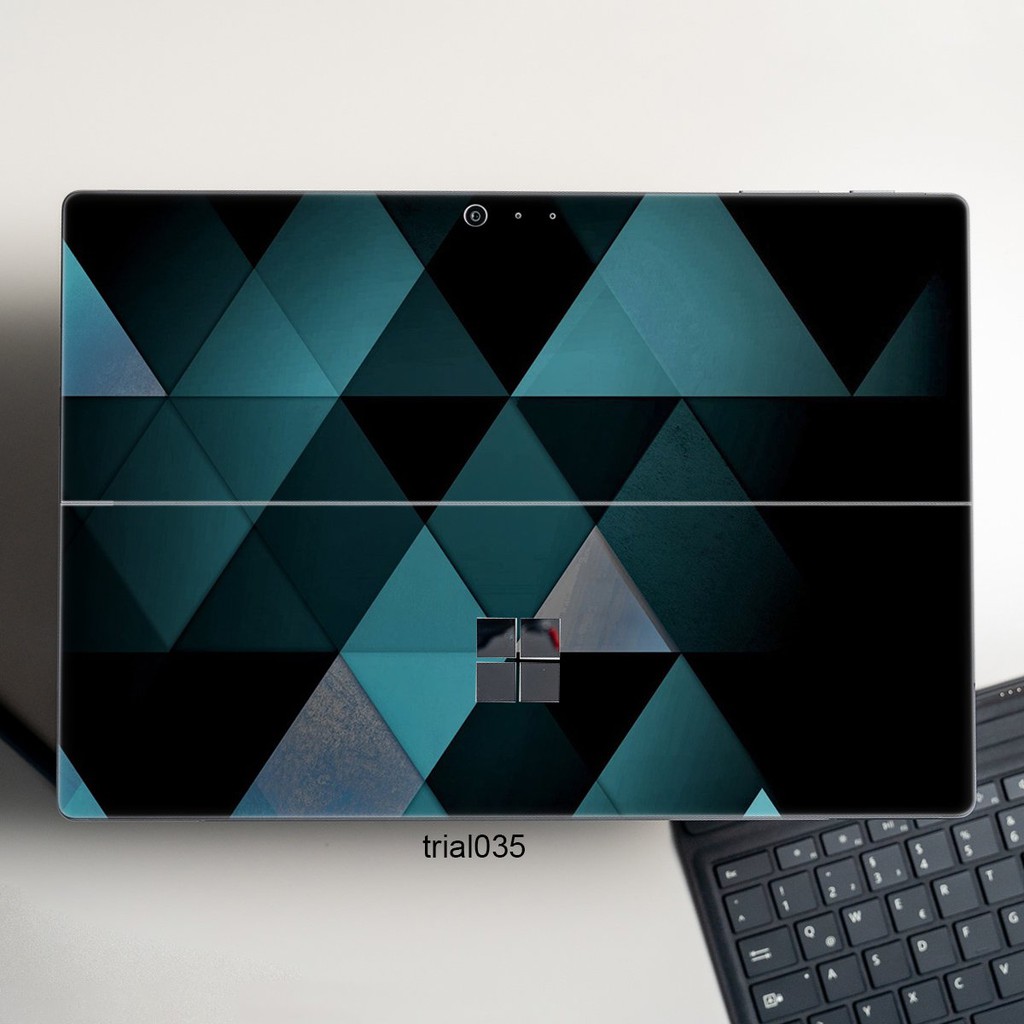 Skin dán hình Đa giác x06 cho Surface Go, Pro 2, Pro 3, Pro 4, Pro 5, Pro 6, Pro 7, Pro X