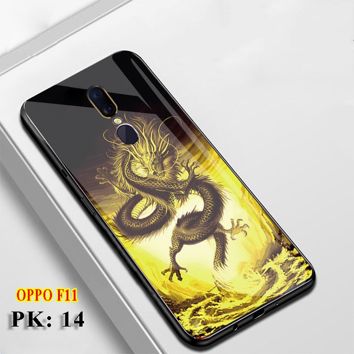 [Freeship] ỐP ĐIỆN THOẠI OPPO F11/ F11 PRO KÍNH IN HOA - Vỏ case Oppo F11 Mặt lưng kính chống trầy xước, đẹp, cao cấp