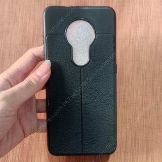 Ốp lưng Nokia 7.2 nokia 6.2 dẻo đen vân giả da auto bền đẹp