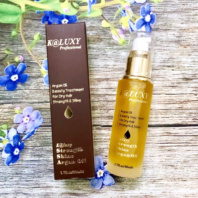 [Chính hãng] [Siêu rẻ] TINH DẦU ARGAN OIL KALUXY DƯỠNG BÓNG TÓC KHÔ HƯ TỔN TÓC UỐN 50ML