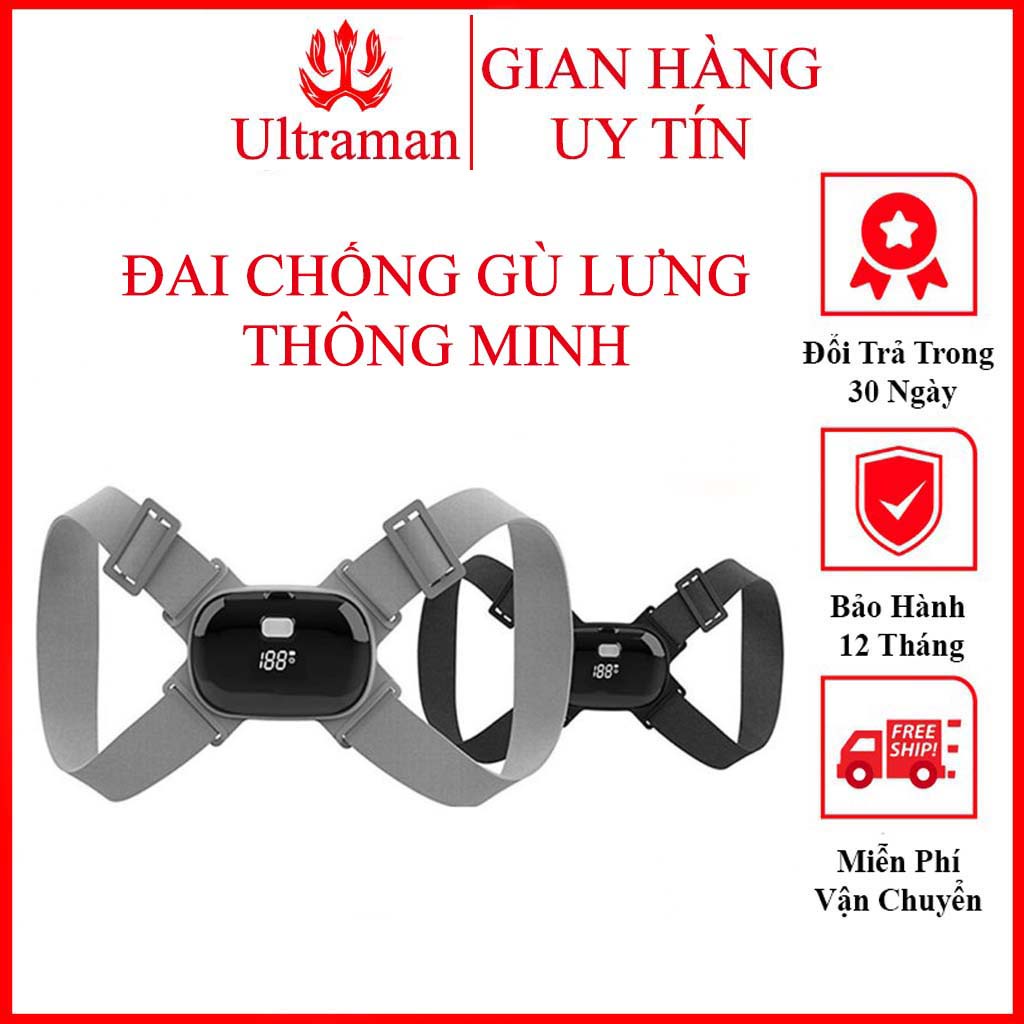 Đai Chống Gù Lưng Cho Trẻ Em Người Lớn Smart Pose Nẹp Lưng Chống Gù Nam Nữ Tự Động Chống Đau Lưng Thoát Vị Đĩa Đệm