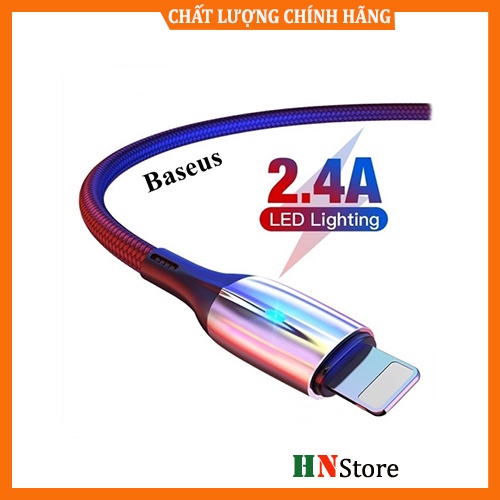 [CHÍNH HÃNG] Cáp sạc nhanh Baseus 2.4A báo đèn chân Lightning