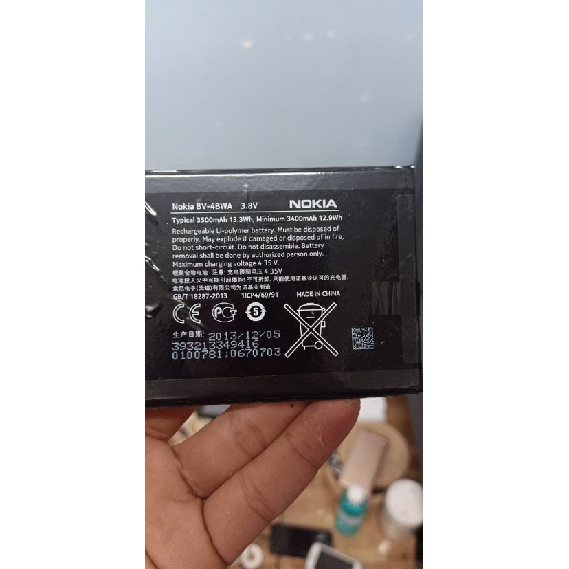 Pin Nokia Lumia 1320 BV-4BWA Zin THáo Máy Cũ