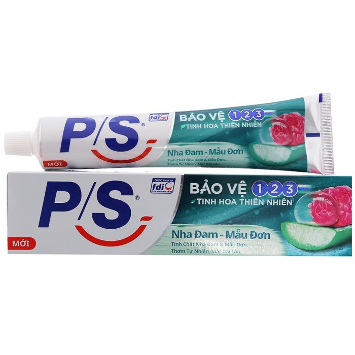 Kem đánh răng PS bảo vệ 123 thiên nhiên 180g
