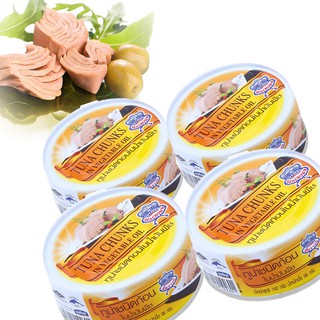 Combo 4 Cá ngừ Xắt Khúc ngâm dầu Seacrown 140g