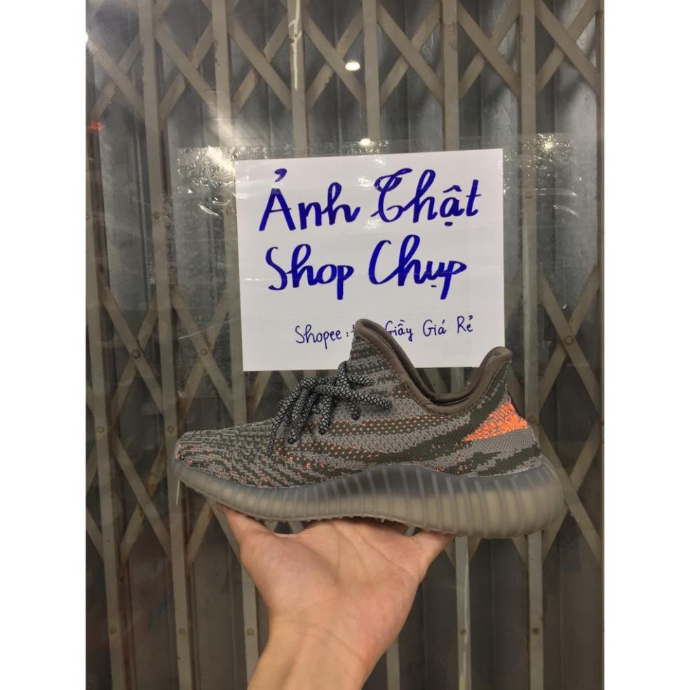 Tết Xả Mới - Giày yeezy 350 v2 vạch kẻ cam nam nữ AL6 * . ' ¹