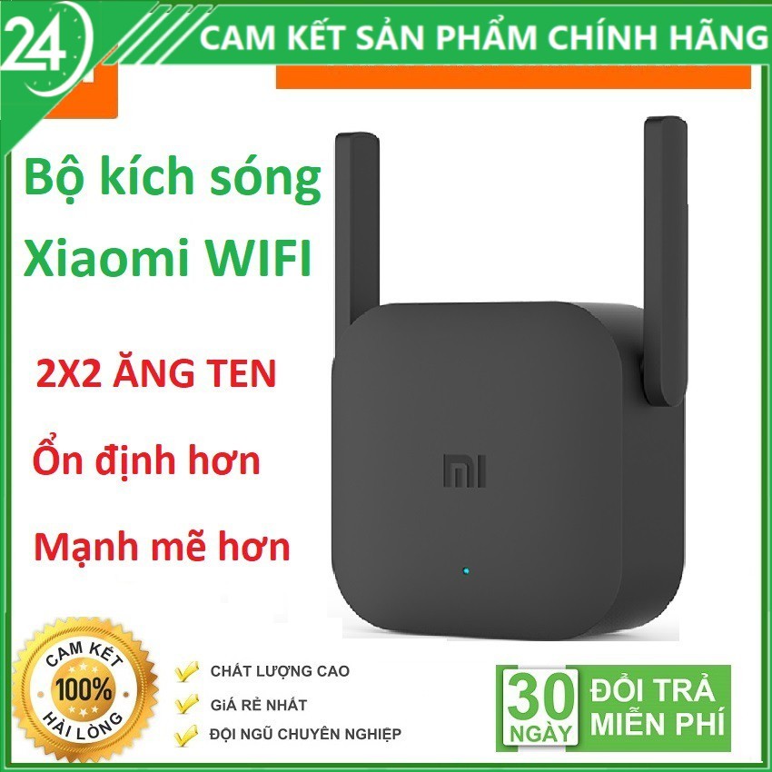 Kích sóng Xiaomi Mi Wifi Repeater Pro phiên bản mới 300 Mbps New 2019