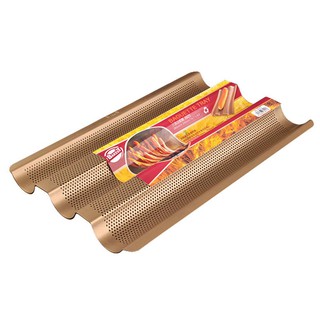 Khay nướng bánh mì  Baguette 3 rãnh igood cake ZD264