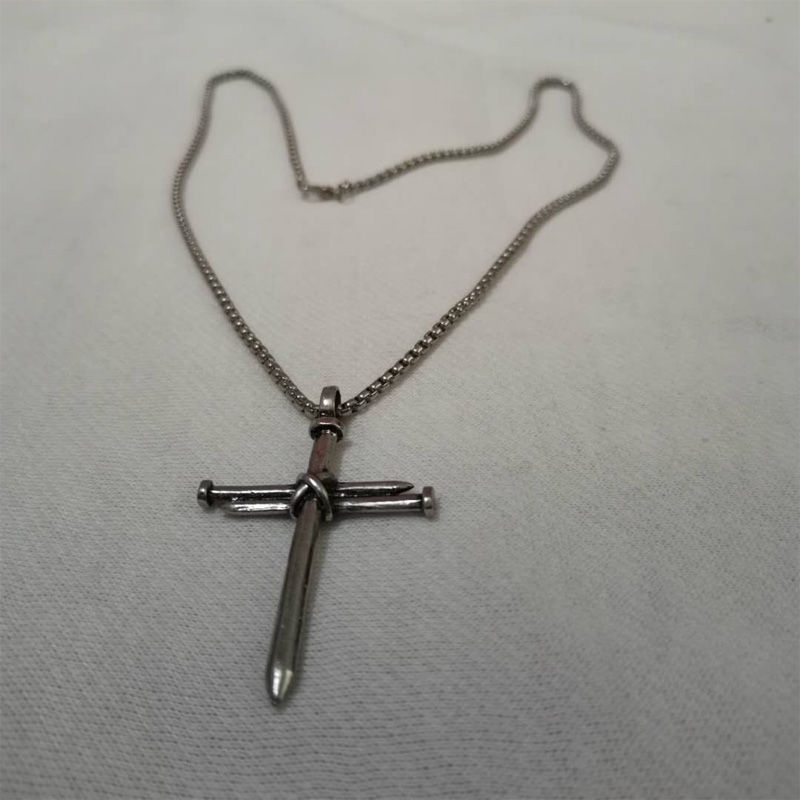 [Giao Hàng Miễn Phí] Dây Chuyền Đôi Hình Chữ Thập 2202 Phong Cách Độc Đáo Dễ Phối Đồ