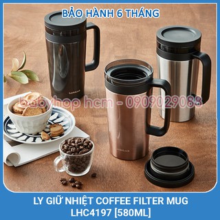Ly Giữ Nhiệt Lock&Lock Coffee Filter Mug LHC4197 [580ML] Có Lọc inox Pha Cà Phê, Trà