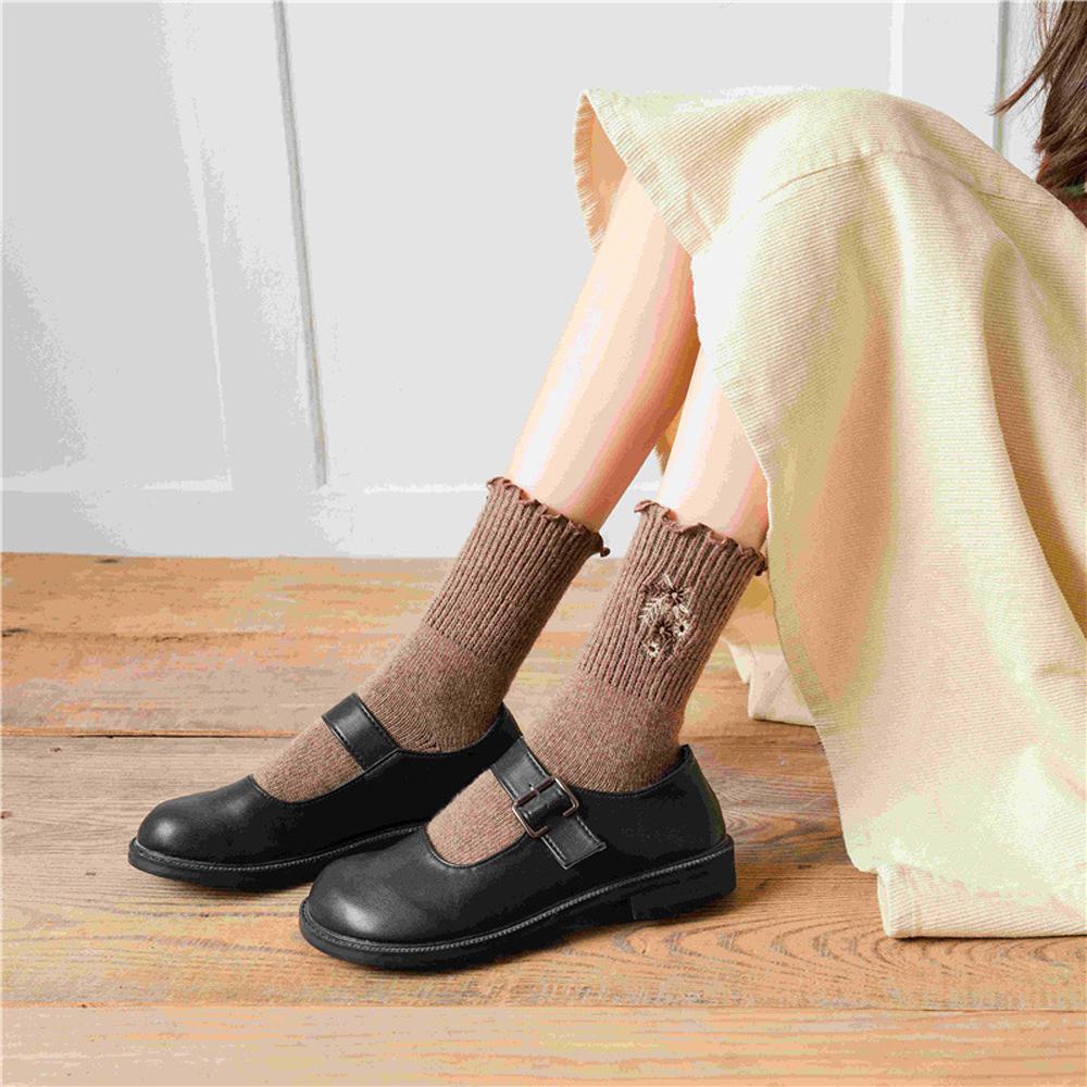 Vớ Cotton Ngắn Phong Cách Harajuku Đường Phố Thời Trang Cho Nữ