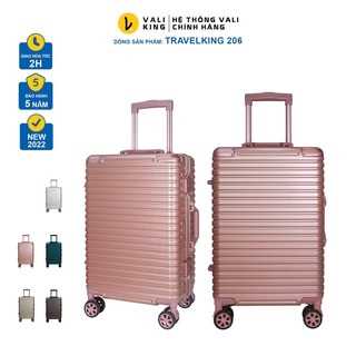 Vali kéo du lịch cao cấp TRAVELKING-206 kích thước 20, 24 inch chính hãng Hùng Phát - Bảo hành 5 năm