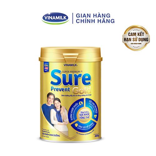 Sữa Dinh Dưỡng Vinamilk Sure Prevent Gold Lon 400g