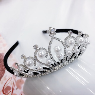 ☺️bờm vương miện đính đá và ngọc