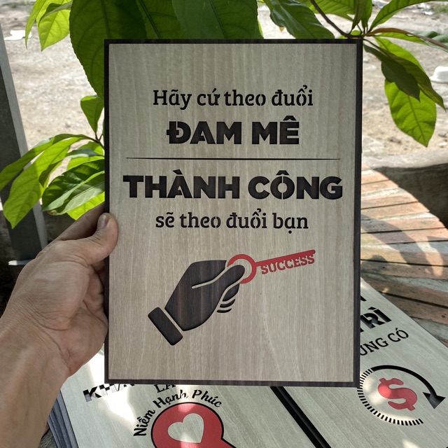 Tranh Gỗ Truyền Cảm Hứng TBIG061 truyền lửa sáng tạo trong teamwork