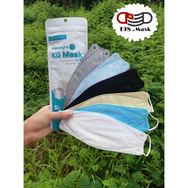 Set 5C Khẩu Trang 4 Lớp KF94 KG MASK Chống Bụi Mịn Và Kháng Khuẩn Hàng Cao Cấp Hàn Quốc